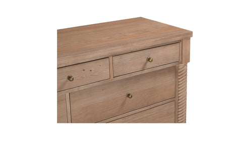 Joni 7 Drawer Dresser Natural