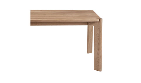 Daifuku Large Dining Table Brushed Natural Oak