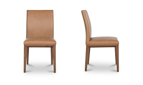 Frankie Dining Chair Tan Leather
