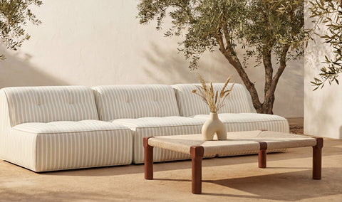 Kaia Outdoor Coffee Table Dark Brown