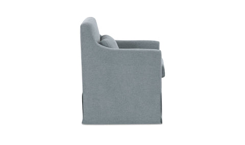 Lydia Slipcover Dining Chair Blue