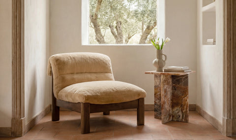 Pierce Accent Chair Faux Fur