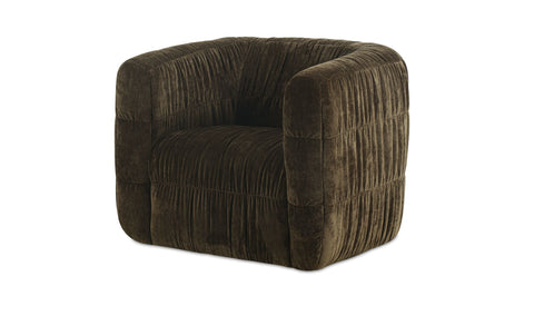 Robson Swivel Chair Dark Green