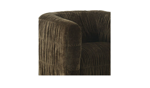 Robson Swivel Chair Dark Green