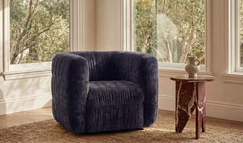 Robson Swivel Chair Navy