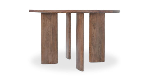 Lia Round Dining Table Dark Brown