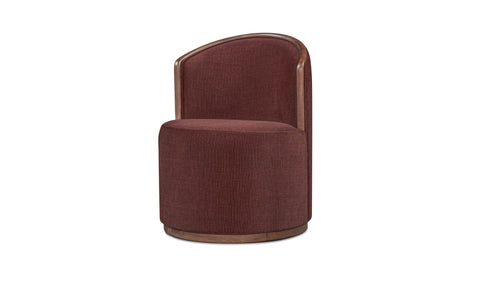 Rossi Swivel Dining Chair Berry
