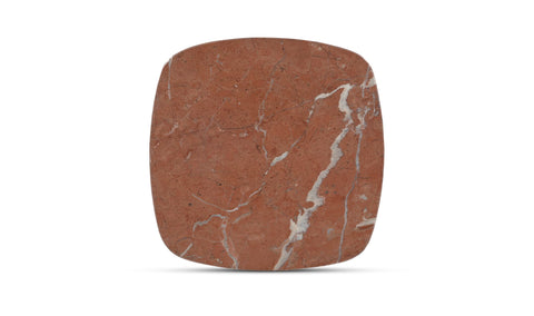 Caro Side Table Rosso Alicante Marble