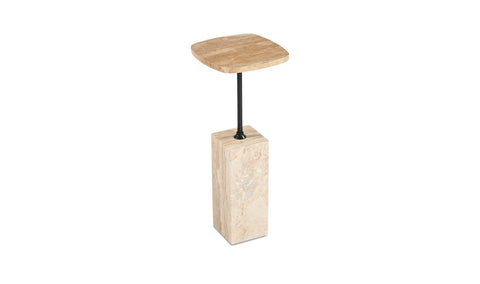 Caro Side Table Travertine
