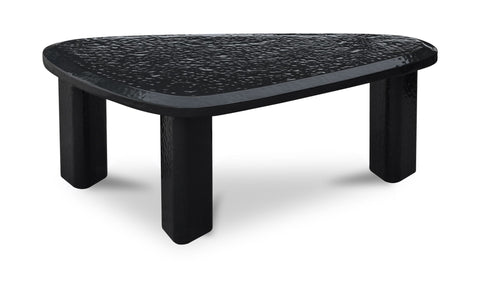 Sophie Outdoor Nesting Table Set Charcoal Lacquer