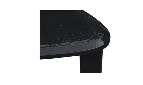 Sophie Outdoor Nesting Table Set Charcoal Lacquer