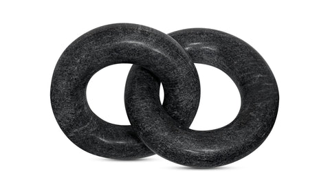 Hera Tabletop Decor Black Marble