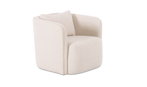 Cecil Accent Chair Warm White