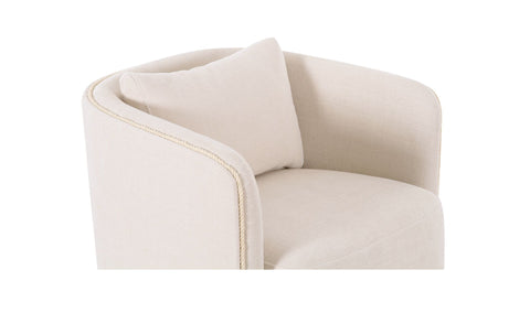 Cecil Accent Chair Warm White