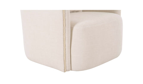 Cecil Accent Chair Warm White