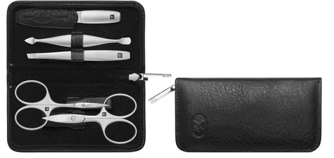 TWINOX -  Zip Leather Case Set - Black