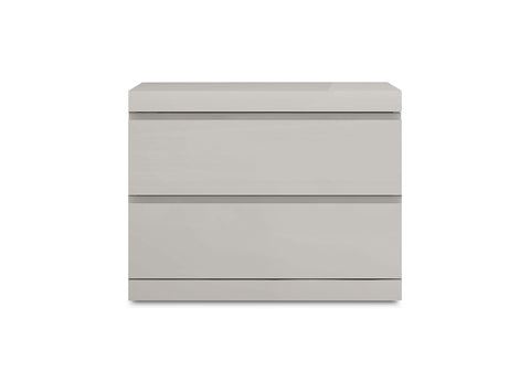 Anna Small Nightstand - Light Grey - IN STOCK