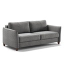 Aura Queen Loveseat Sleeper - Atlantic 07 - 127/9 Walnut