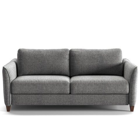 Aura Queen Loveseat Sleeper - Atlantic 07 - 127/9 Walnut