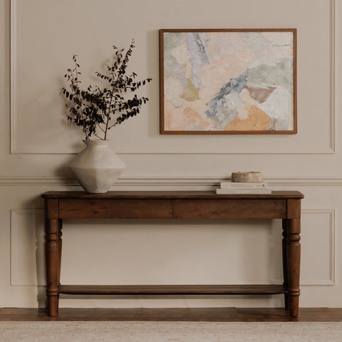 Russet Console Table Brown