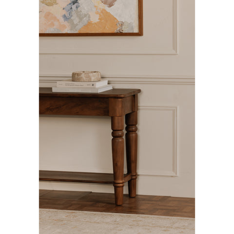 Russet Console Table Brown