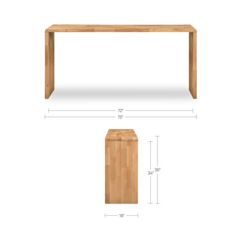 Carrie Counter Table Natural