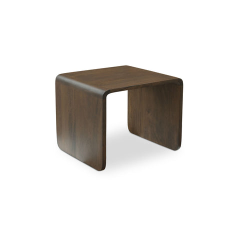 Carrie Side Table Dark Brown