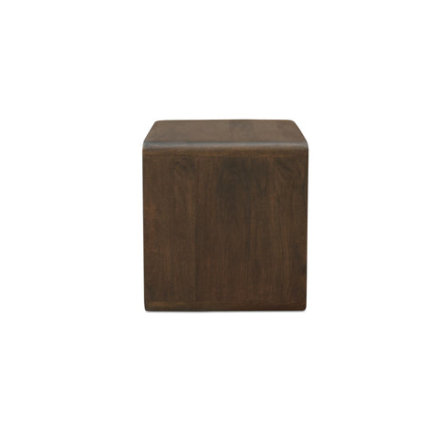 Carrie Side Table Dark Brown