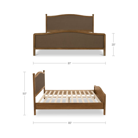 Eve King Bed Brown