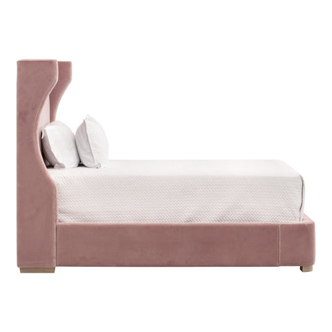 Balboa Twin Bed - Petal Velvet