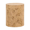 Burl Accent Table, Natural Burl