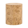 Burl Accent Table, Natural Burl