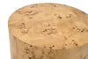 Burl Accent Table, Natural Burl
