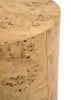 Burl Accent Table, Natural Burl