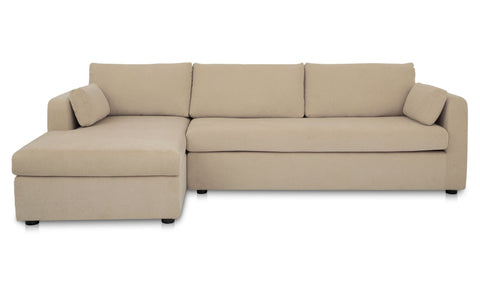 Burrow Sleeper Sectional With Storage Chaise Sand
