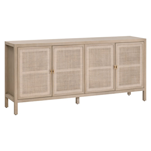Carina Media Sideboard - Smoke Gray Oak