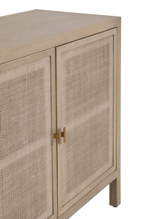 Carina Media Sideboard - Smoke Gray Oak