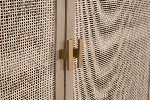 Carina Media Sideboard - Smoke Gray Oak