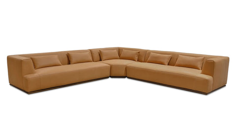 Clove L-Shaped Sectional Tan