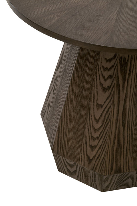 COULTER END TABLE Burnished Brown Ash