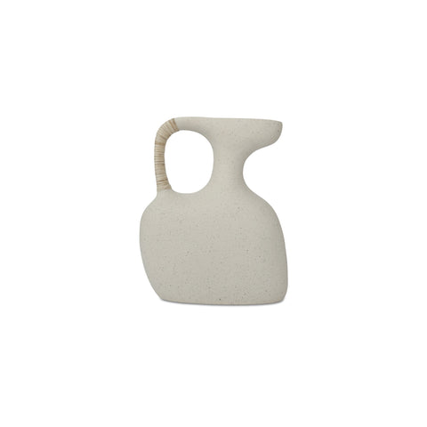 Vila 13 in Sculptural Vessel Cream White