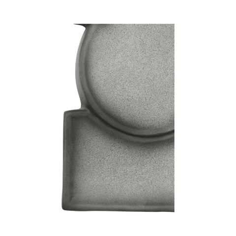 Teo Wall Sculpture Charcoal