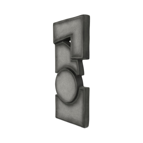 Teo Wall Sculpture Charcoal
