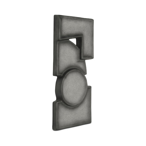 Teo Wall Sculpture Charcoal