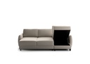 Delta Full XL Sectional (Reversible Chaise + Loveseat Sleeper) Cloud 02 - 104/9 Smoked birch