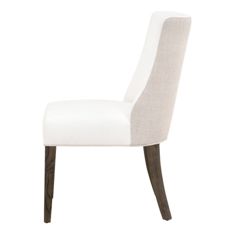 DUET DINING CHAIR - Peyton Pearl / Burnt Brown Ash