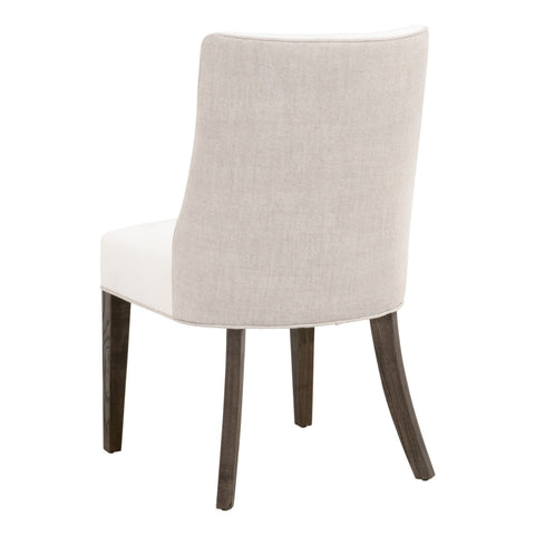 DUET DINING CHAIR - Peyton Pearl / Burnt Brown Ash