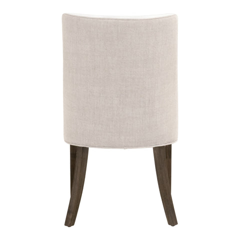 DUET DINING CHAIR - Peyton Pearl / Burnt Brown Ash