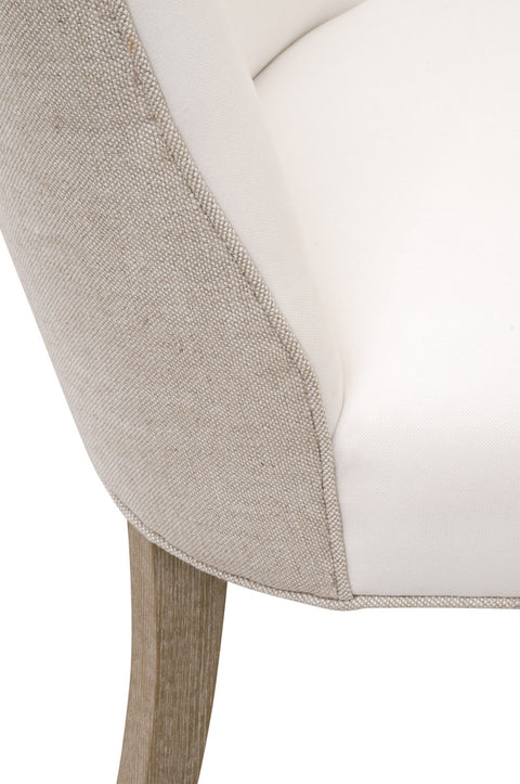 DUET DINING CHAIR - Peyton Pearl / Natural Gray Ash