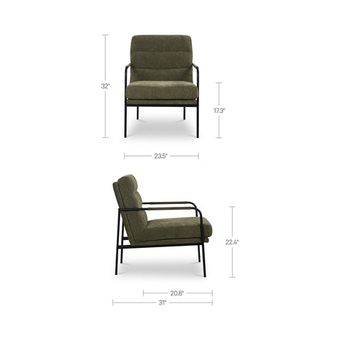 Verlaine Armchair Olive